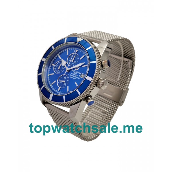UK Top Quality Fake Breitling Superocean Heritage A13320 With Blue Dials For Men