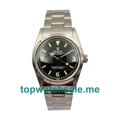 UK 36MM Black Dials Rolex Explorer 6610 Replica Watches