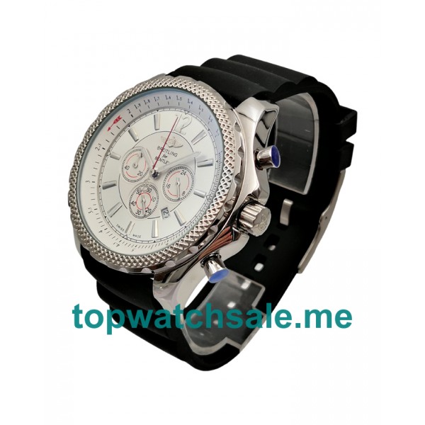 UK 47MM White Dials Breitling Bentley Motors A25362 Replica Watches