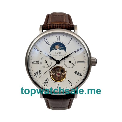 UK 46MM White Dials IWC Portofino 171291 Replica Watches