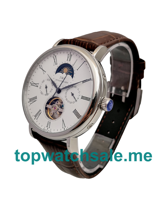 UK 46MM White Dials IWC Portofino 171291 Replica Watches