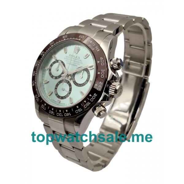 UK Best Quality Rolex Daytona 116506 Replica Watches With Blue Dials For Men
