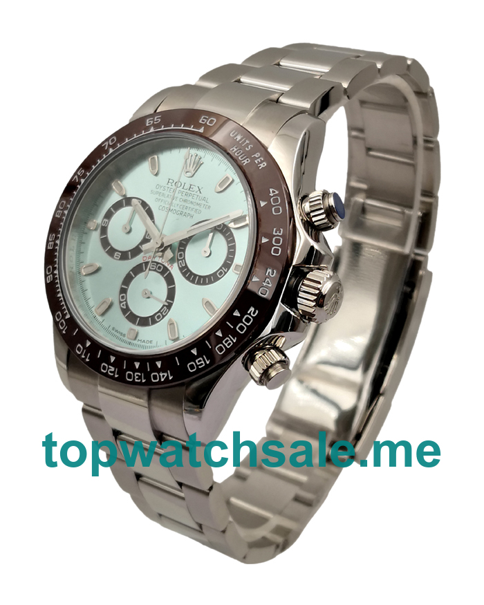 UK Best Quality Rolex Daytona 116506 Replica Watches With Blue Dials For Men