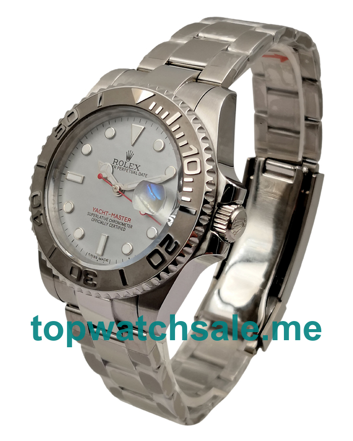 UK Perfect Replica Rolex Yacht-Master 16622 Watches With Grey Dials For Men