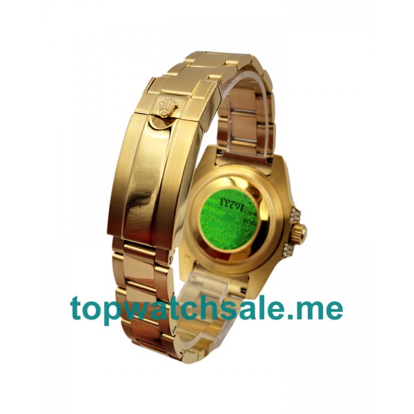 UK 40MM Gold Replica Rolex GMT-Master II 116758 Watches