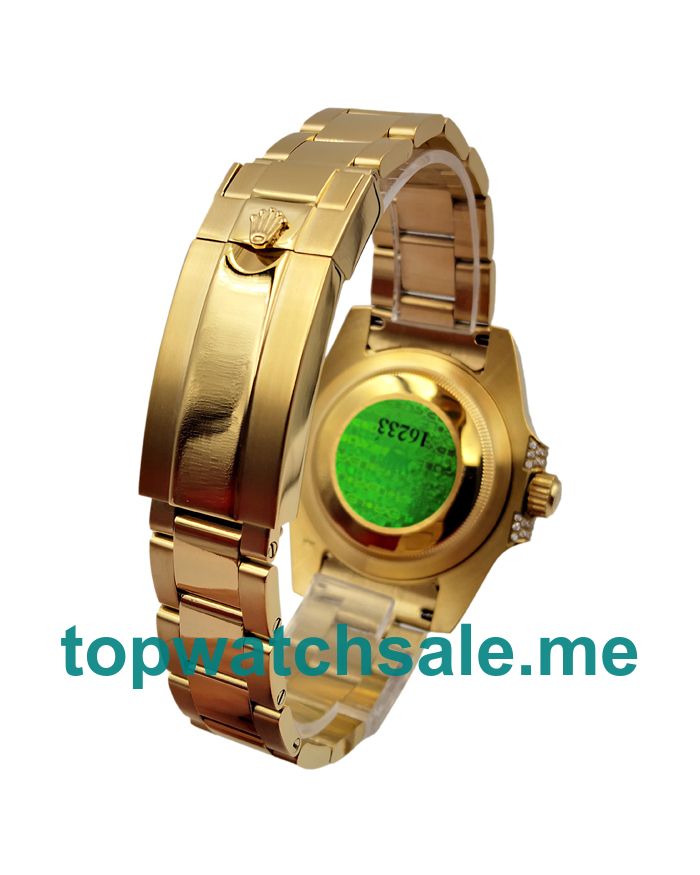 UK 40MM Gold Replica Rolex GMT-Master II 116758 Watches