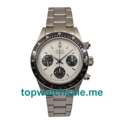 UK Swiss Movement Rolex Daytona Ref.6263 Fake Watches With White Dials Online