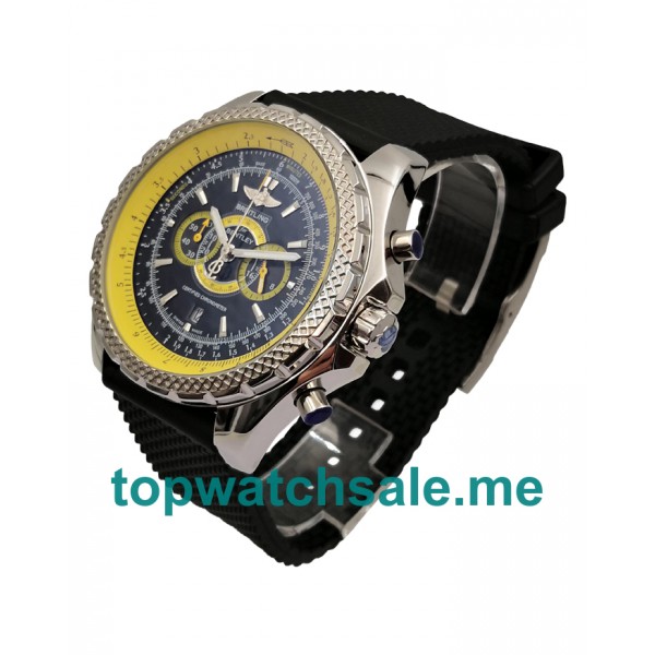 UK 47MM Black Dials Breitling Bentley Supersports Light Body E27365 Replica Watches