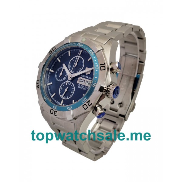 UK 44.5MM Blue Dials TAG Heuer Aquaracer CAF2012.BA0815 Replica Watches