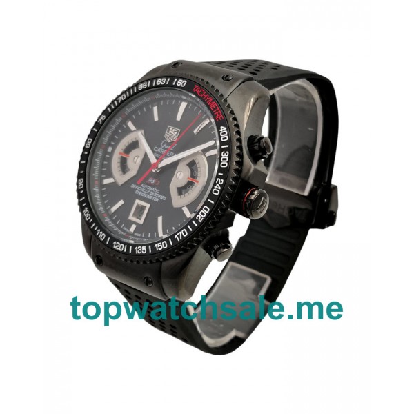 UK 43MM Black Dials TAG Heuer Grand Carrera CAV518B.FT6016 Replica Watches