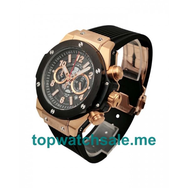 UK 44MM Rose Gold And Ceramic Replica Hublot Big Bang 411.OM.1180.RX Watches