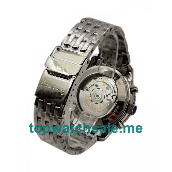 UK Top Quality Breitling Montbrillant A41330 Replica Watches With White Dials For Men