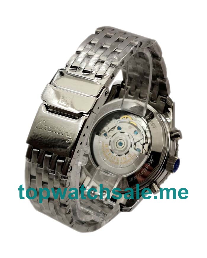 UK Top Quality Breitling Montbrillant A41330 Replica Watches With White Dials For Men