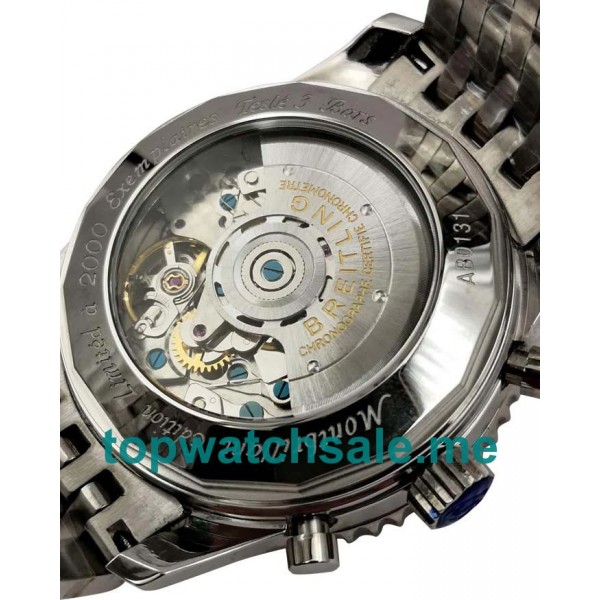 UK Top Quality Breitling Montbrillant A41330 Replica Watches With White Dials For Men
