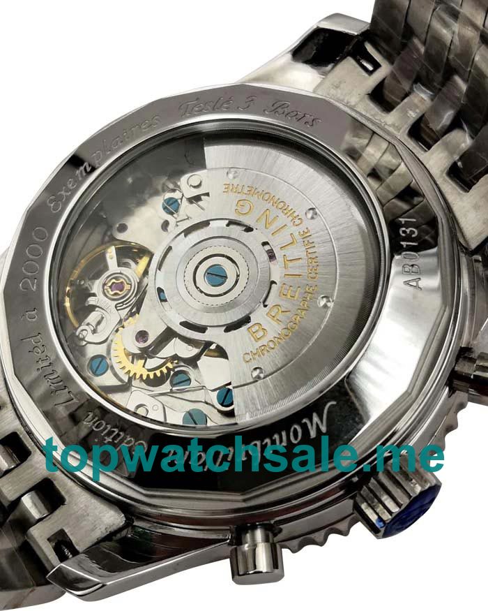UK Top Quality Breitling Montbrillant A41330 Replica Watches With White Dials For Men