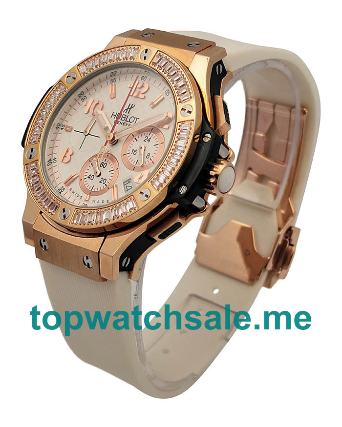 UK 37MM Diamond Bezels Hublot Big Bang 341.PE.230.RW.114 Replica Watches