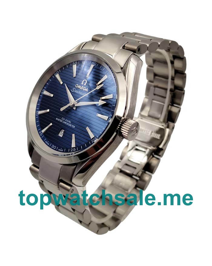 UK 41MM Blue Dials Omega Seamaster Aqua Terra 150 M 220.10.41.21.03.001 Replica Watches