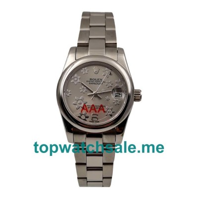 UK 31MM Gray Dials Rolex Datejust 178240 Replica Watches
